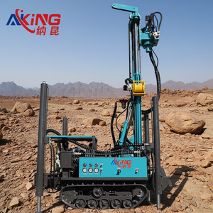 Foreuse sur chenilles pour puits de forage, machine de forage de 160 m de profondeur, plateformes de forage de puits profonds pour l'exploitation minière - Product Image 1