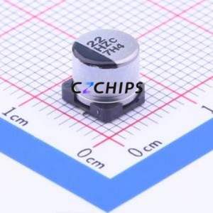 ตัวเก็บประจุแบบไฮบริดของเหลว-ของแข็ง EEHZC1H220P อลูมิเนียมอิเล็กโทรไลต์ ชนิด SMD, ขนาด D6.3xL5.8 มม. 22uF 20% 50V 75mA-100Hz - Product Image 1