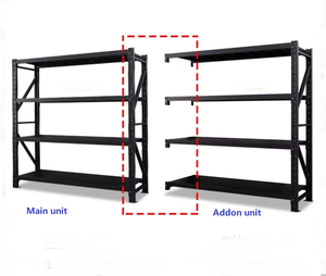 פלדה כבד נושאת עומס 500 ק "ג/שכבה מתכווננת מדפי אחסון מותאם אישית מחסן בינוני מדפים מידוף - Product Image 4