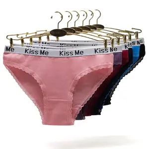 Laagste Prijs Dames Katoenen Naadloze Slipje Vrouwen Sexy Lingerie Ondergoed Mid Taille Korte Plus Size Vrouwen Slipje Ondergoed