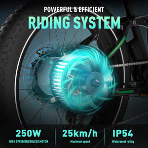 HITWAY <span class=keywords><strong>BK9</strong></span> 250W pour Vélo Électrique Tout-Terrain EU 48V 15Ah avec Batterie Samsung, Pneu Large 26'' et Moteur Arrière Brushless Certifié CE VTT - Product Image 6