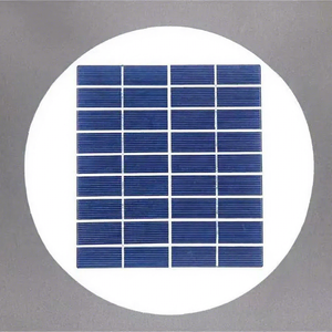 Kunden spezifische DIY Mini Glas kreisförmige PV-Module 110MM Durchmesser Mono kristalline Solar 1W 5V 200mA 2W 3W 4W 5W 6V PERC-Technologie - Product Image 1