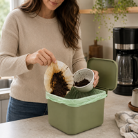 Sacs à déchets de cuisine organiques OEM ODM, sacs compostables pour les restes alimentaires ménagers, avec épaisseur et couleur personnalisées