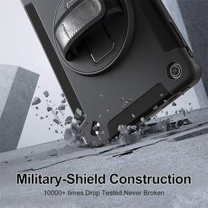 Custodia per Tablet <span class=keywords><strong>Lenovo</strong></span> <span class=keywords><strong>M10</strong></span> Plus 10.6 2022 3a Gen con Supporto, Cinghia da Polso, Antiurto, Rotazione a 360° in TPU - Product Image 2