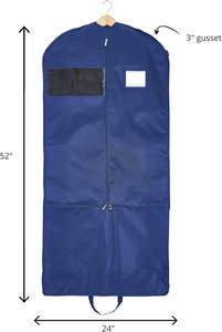 Sacs à vêtements personnalisés avec logo, sacs à vêtements en tissu non tissé résistant pour vêtements, robes, housse anti-poussière pour costume - Product Image 2