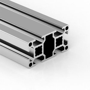 v型槽2020 2040 4080 2060批发v型槽条黑色c挤压铝型材20x40用于导轨