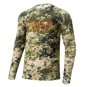 T-shirt camouflage personnalisé de pêche pour <span class=keywords><strong>homme</strong></span> coupe ample Vented River Bluff Hunting Performance Long Short Sleeve Shirt Jersey UPF 50 - Product Image 1