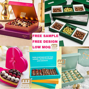 Caja rígida de chocolate con embalaje de bombones dulces Chocolates Joyful Cookie Candy Box con divisor, Ramadan Candy Date Cookie Box - Product Image 5
