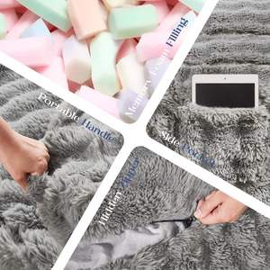 Modern Foldable Indoor Supportive Large Rabbit Fur Oversized <strong>Jumbo</strong> Xl <strong>Bean</strong> <strong>Bag</strong> Soft Lazy Sofa Chair Fuzzy Xxl Pattern Custom - Product Image 5