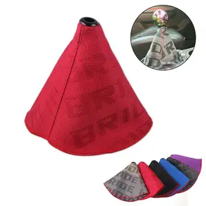 Jdm Racing Universal Cloth Manual Custom Car Automatic Gear Shifter Shift Knob Boot Cover For Bride