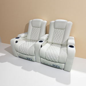 Mobilier de cinéma à domicile moderne <span class=keywords><strong>Fauteuil</strong></span> inclinable électrique confortable avec appui-tête réglable automatique pour les cinémas et les hôtels - Product Image 3