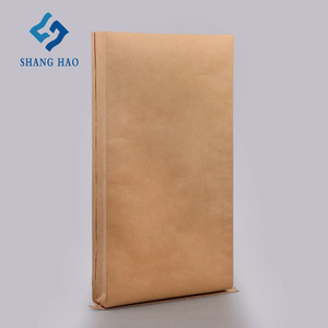 Sac tissé en papier kraft Zhejiang Shanghao 25 kg, auto-scellant, pour emballage chimique et granulés plastiques, usage logistique - Product Image 3