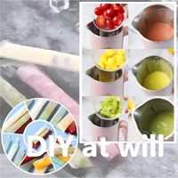 Sachets d'emballage pour bâtonnets glacés, sachets jetables en plastique pour jus, smoothies et glaces maison