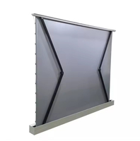 Écran de projection électrique à tension par languettes, gris ALR, 120 pouces, écran de projection à sol relevable, écran de 120 pouces