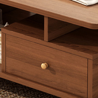 Table basse moderne nordique en bois pour salon avec tiroir de rangement, meuble en MDF, livraison directe d'usine