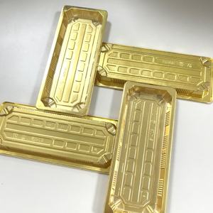 Fournisseur d'usine <span class=keywords><strong>Plateau</strong></span> à sushi en plastique PET Boîte de boulangerie en forme de rectangle Récipient alimentaire pour sushi Chocolat Bonbons Gâteau Cookie Blister - Product Image 6