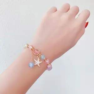 Cartoon Kinder Armband Prinzessin Perlen niedlichen Mädchen Baby Armband