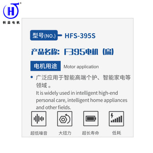 มอเตอร์ไฟฟ้า Hengjia 395 DC ขนาด 32 มม. แบบยึดหน้าแปลน 6000 รอบต่อนาที มอเตอร์แม่เหล็กถาวรขนาดเล็ก สำหรับเครื่องมือเครื่องสำอาง - Product Image 3