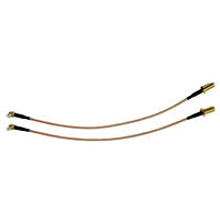 Câble coaxial RG316 SMA femelle vers MCX femelle coudé, assemblage SMA-KY-RG316-MCX-JW, fourni par l'usine