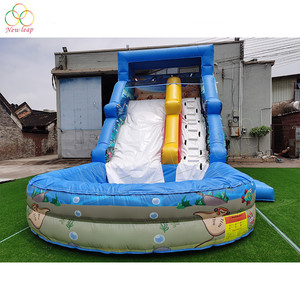 18ft 20ft ngoài trời chơi Inflatable hồ bơi trượt nước để bán - Product Image 2