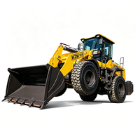 Chargeur frontal diesel articulé HZM 4x4 de 3 tonnes avec godet de 3 m³ – Le meilleur rapport qualité-prix en Chine