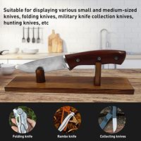 Étui porte-couteau pour collection de couteaux à lame fixe pour afficher le présentoir de couteaux