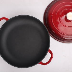 Chất lượng cao nhiều màu men gang <span class=keywords><strong>Cookware</strong></span> Set bán buôn thịt hầm & nấu ăn chậu - Product Image 2