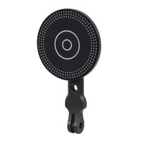 Supporto Magnetico a 2 Punte in Lega di Alluminio con Base Girevole per Telefono, per Treppiedi GoPro e iPhone15/Xiaomi/OPPO, Ideale per Vlogging