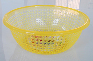 Küchengeräte Hersteller Großhandel Kunden spezifische Farben PP Kunststoff Obst Gemüse Runde Wasch ablauf korb - Product Image 6