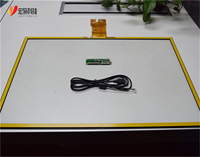 Écran tactile capacitif PCAP industriel à 10 points, 15,6 pouces, structure verre+verre, compatible USB XP/Win7/8/Linux