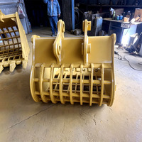 Mini Excavator Terlaris dengan Grille yang Dapat Dikustomisasi, Bucket Excavator, Grading Digger, Bucket Lumpur, Bucket Pembersih