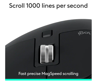 Ratón Inalámbrico Logitech <span class=keywords><strong>MX</strong></span> Master 3S con Desplazamiento Ultra Rápido, Sensor Darkfield Ergo de 8K DPI, Seguimiento en Vidrio, Clics Silenciosos - Product Image 3