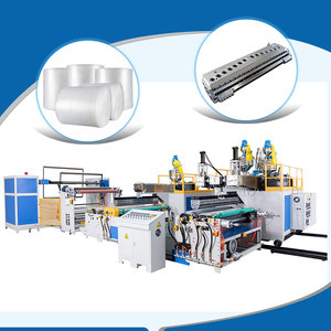 Extrusora de película de burbujas de aire de un solo tornillo personalizada automática con máquina clave de control de espesor personalizado en extrusoras de plástico - Product Image 2