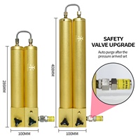 TUXING haute pression 4500psi 300bar 30mpa PCP compresseur huile séparateur d'eau filtre à Air de Filtration à deux étages pour la plongée sous-marine