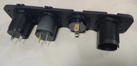 Nouvelle boîtier de montage en panneau de style SED à triple encastrement avec prise 50A, prise d'alimentation pour accessoires de voiture, double USB pour rétrofit/mise à niveau