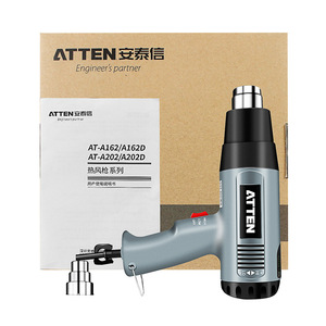 Pistolet thermique numérique Atten At A202d 2000W, souffleur d'air chaud électrique professionnel avec contrôle de la température - Product Image 2