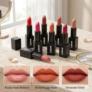 Rossetto Opaco Cremoso per Trucco da Donna di Maggiore Successo all'Ingrosso OEM con Etichetta Privata - Product Image 1