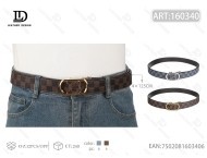 Cintura Automatica da Uomo, Larghezza 4cm, Lunghezza 125cm, Nera in Acrilico, Stile Casual, Fibbia Rettangolare, Monopezzo - Product Image 1