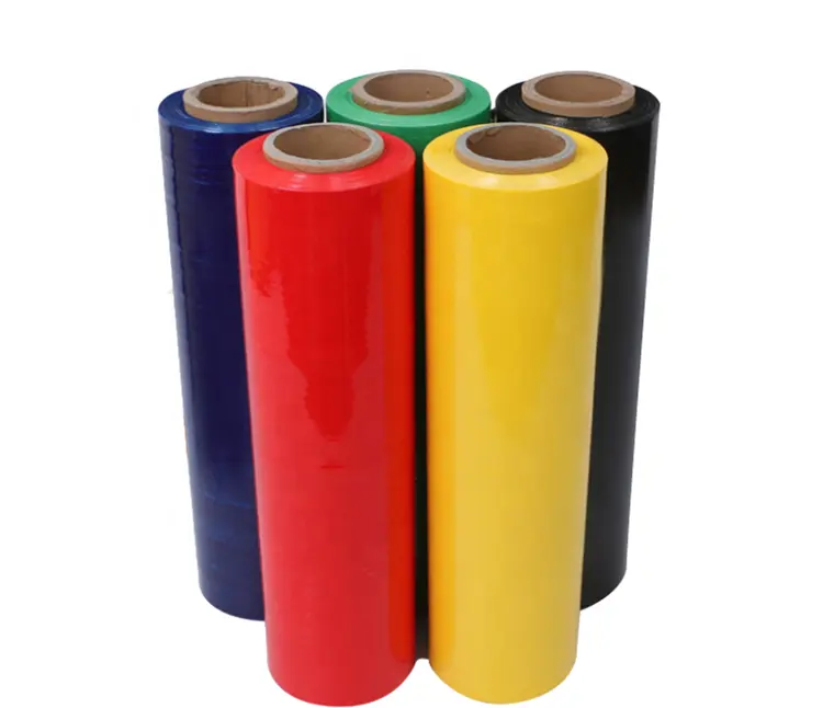 Imballaggio Lddpe polietilene macchina Jumbo Roll Pallet maniglia trasparente pellicola elastica