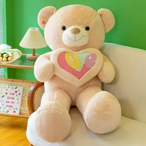 HL amor corazón San Valentín oso de peluche juguetes para dormir juguetes de San Valentín animales de peluche amor oso de peluche muñeco de peluche boda Gif