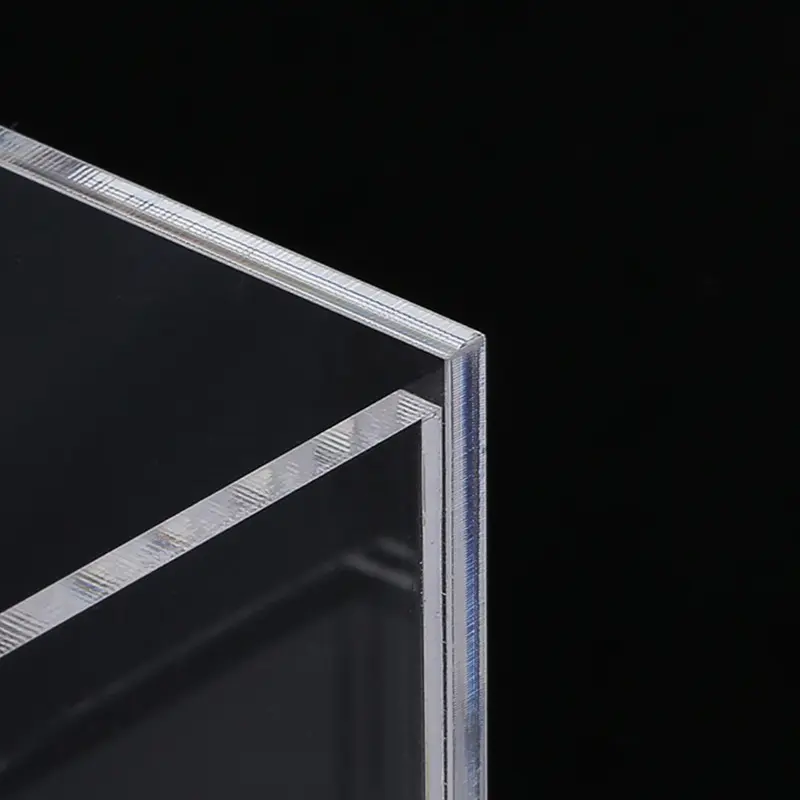 ऐक्रेलिक बॉक्स कस्टम स्पष्ट plexiglass ऐक्रेलिक डिस्प्ले 5 साइड बॉक्स के साथ ढक्कन/स्लाइडिंग ढक्कन कार्ड बूस्टर डिस्प्ले बॉक्स केस