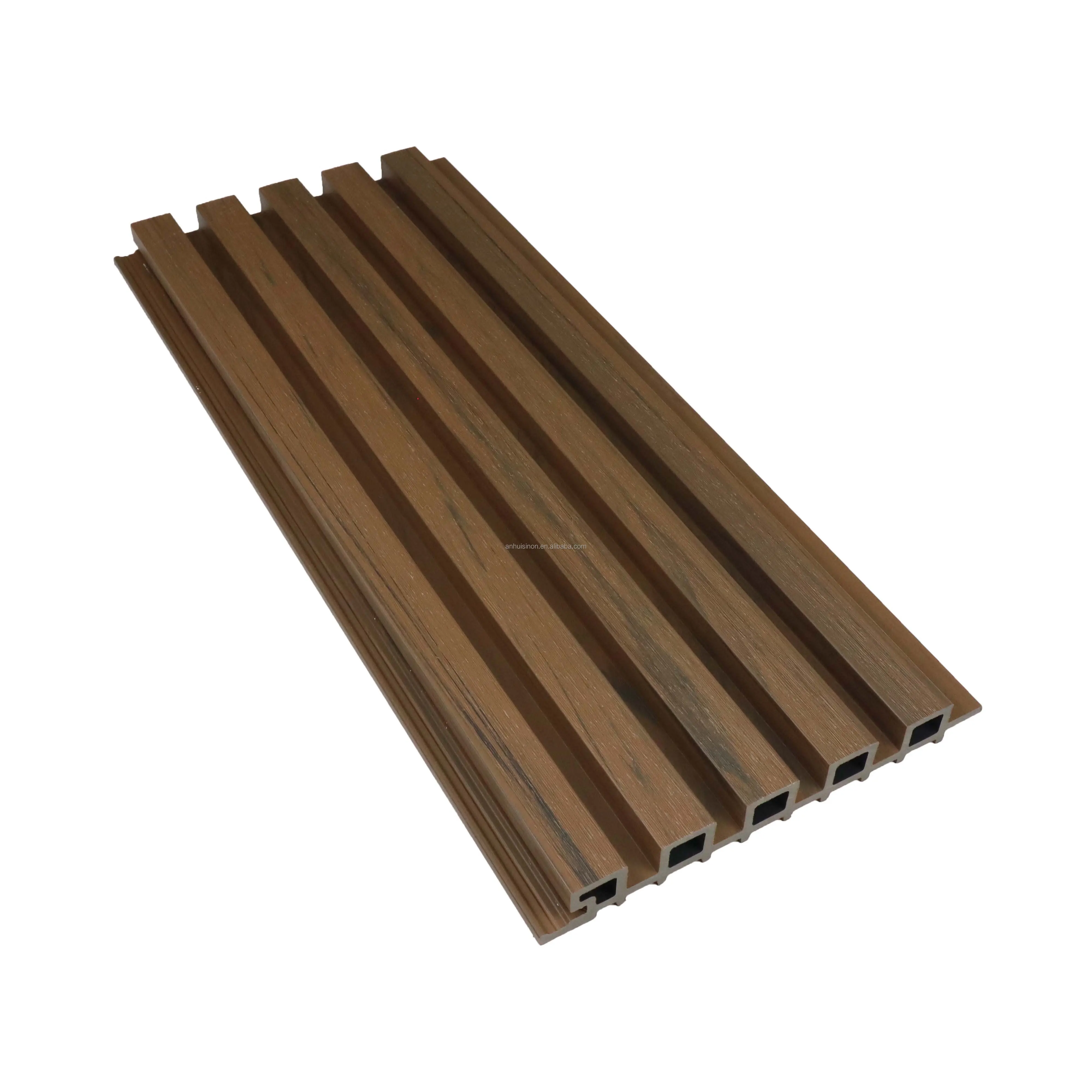 Wpc Exterior Outdoor Decorative Wall Cladding Panel Design Co-extrusion Panel Wooden Siding Board Building House