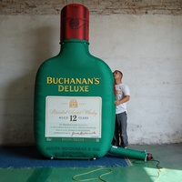 Bouteille de liqueur géante gonflable personnalisée KeepFuns - Accessoire publicitaire pour l'industrie de l'alcool, événement de promotion de bar, décoration