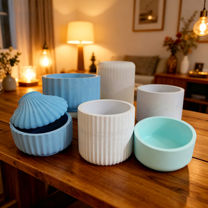 Vòng lưu trữ hộp Silicone khuôn lưu trữ đồ trang sức trang trí nội thất DIY Nhựa đúc khuôn nhiều phong cách trong kho - Product Image 2