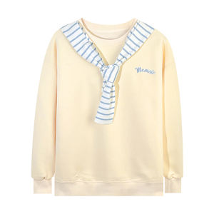 Ensemble de vêtements d'hiver pour femmes de haute qualité, <span class=keywords><strong>sweat</strong></span>-shirt à col rond en jersey anti-rétrécissement et veste deux pièces avec motif de lettres - Product Image 6