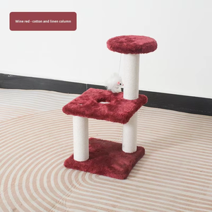 Büyük Lüks Noel Kedi Ağacı Tek Parça Kağıt Kedi Tırmalama Direği Kedi Tırmanma Platformu Kedi Oyuncağı Toptan İhracat - Product Image 5