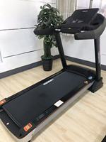 Caminadora Comercial Multifuncional Silenciosa con Reposabrazos, Equipo de Fitness Inteligente con Cinta de Correr Ancha para el Hogar