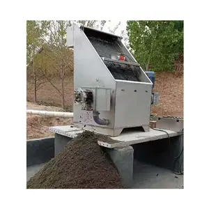 low cost cow dung manure dewatering machine cattle manure dehydrator