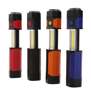 Nueva Linterna de Trabajo Telescópica COB LED de 3W con Gancho Magnético para Iluminación Exterior, Mantenimiento y Uso en Emergencias - Product Image 2