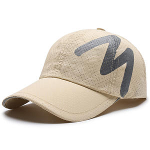 Topi <span class=keywords><strong>Baseball</strong></span> Pria Wanita Cepat Kering Musim Panas 6-Panel PVC Tahan Air Desain Sandwich Reflektif Bernapas Pelindung Matahari Olahraga - Product Image 2